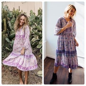 COPY - RARE Spell Poinciana Lilac Midi Dress